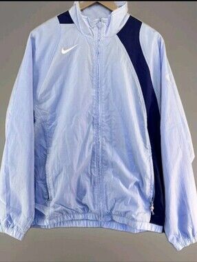 Nike Total 90 Repel Jacket Windbreaker - Light Blue Navy HQ3391-468 Men's: L NWT